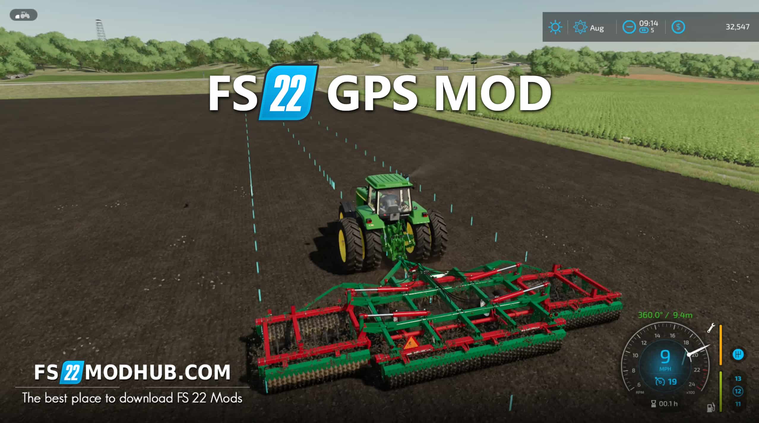 GPS Mod Farming Simulator 22 GPS