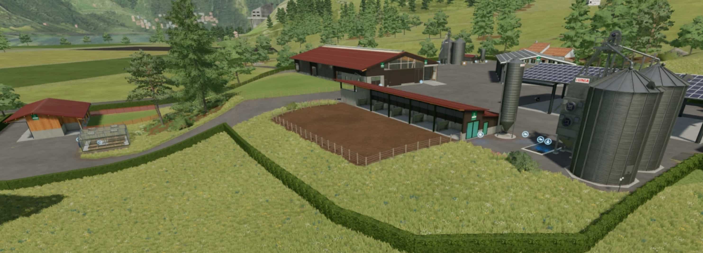 Фарминг симулятор 2018. Spring valley ферма. 1. Фермерское хозяйство вид сверху farming simulator. Красивые фермы фс 19.