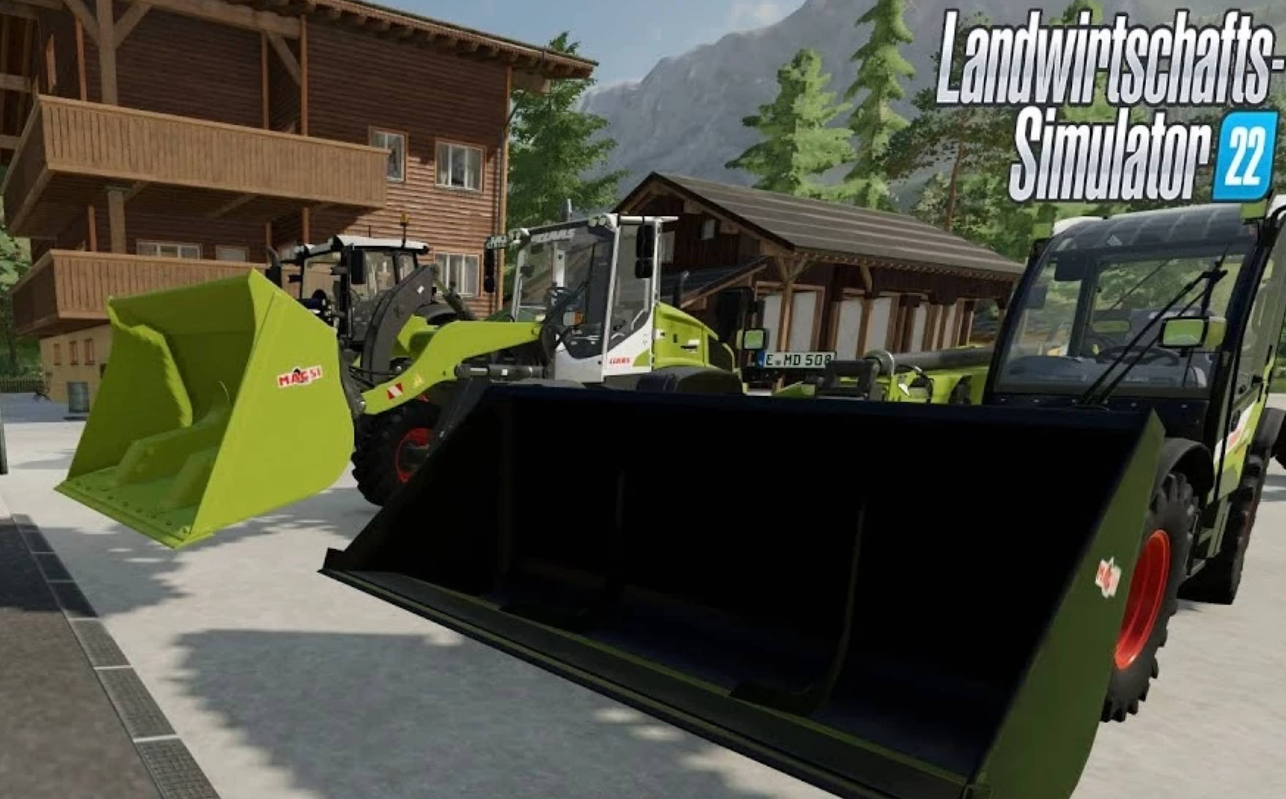 Wheelloader and Telehandler Shovel Pack v1.2 FS22 Mod Download
