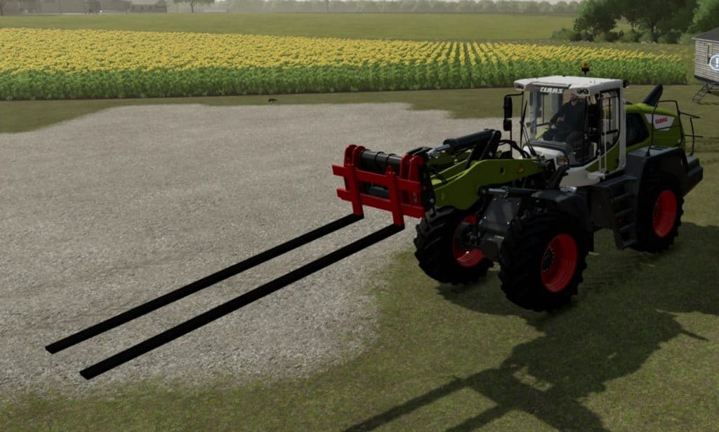 longer wheel loader fork FS22 Mod Download