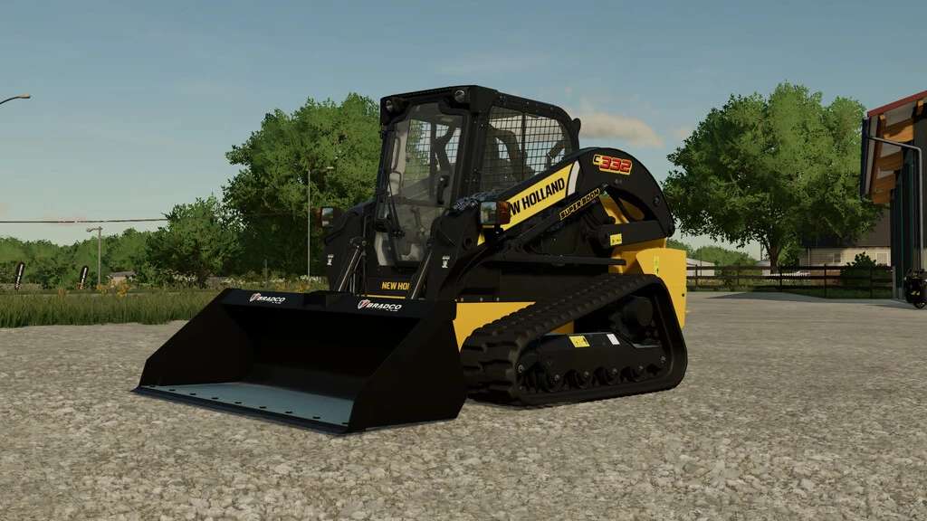 Paladin Skid Steer Bucket v1.0 FS22 Mod Download