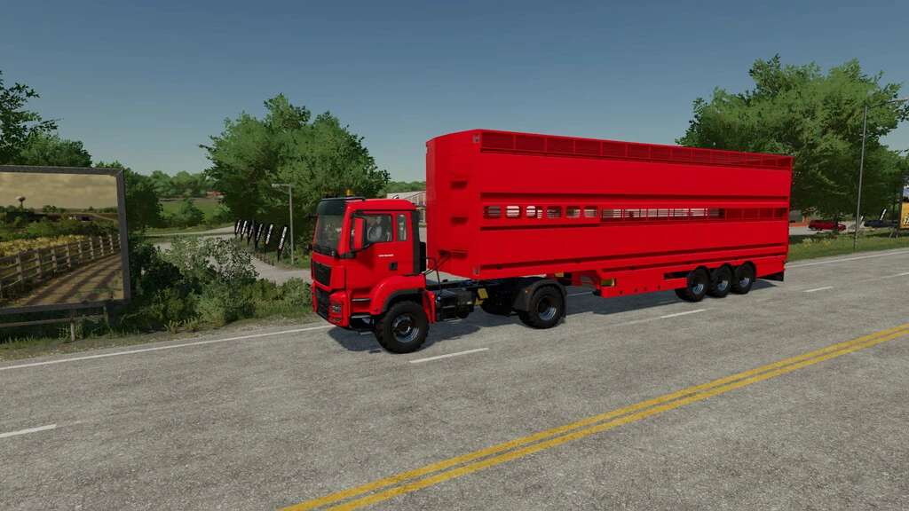 Lizard AM Transport Cattle v1.0 FS22 Mod Download