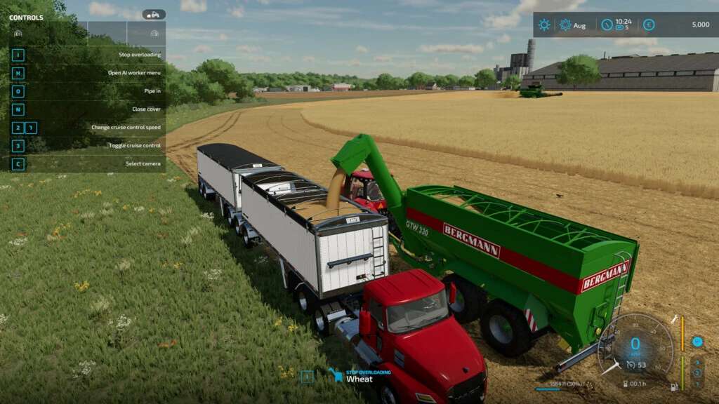 Manual Discharge v1.0 FS22 Mod Download