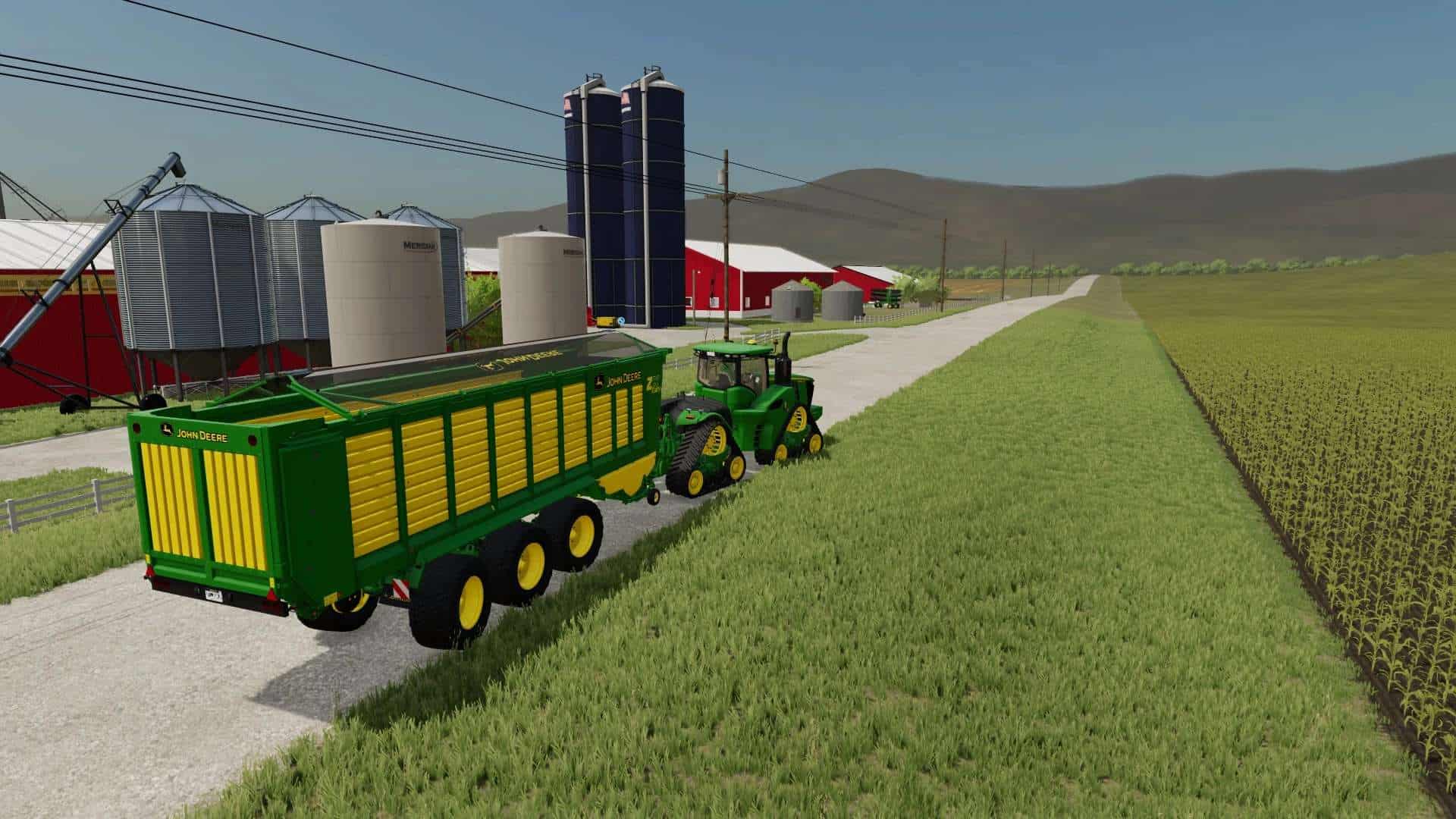 John Deere Forage Wagon v1.0 FS22 Mod Download