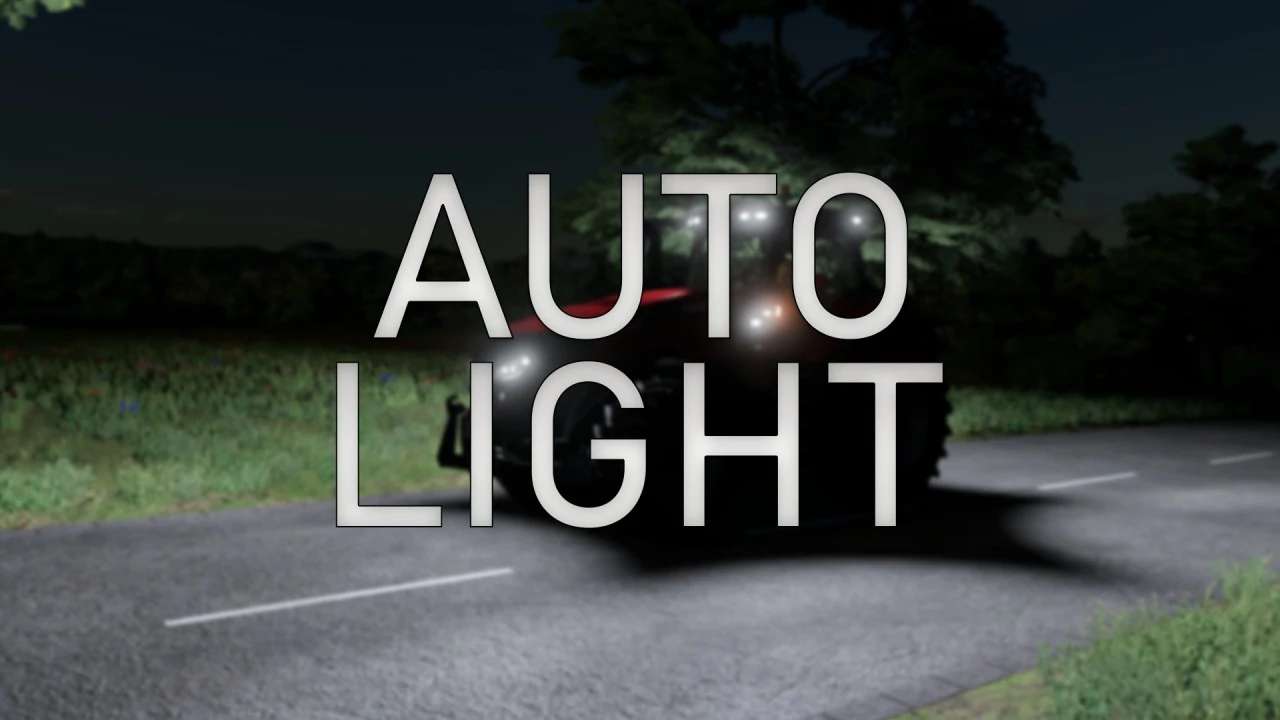 Automatic lights BETA FS22 Mod Download