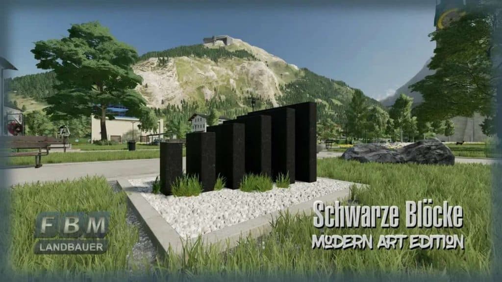 Black Blocks v1.0 FS22 Mod Download