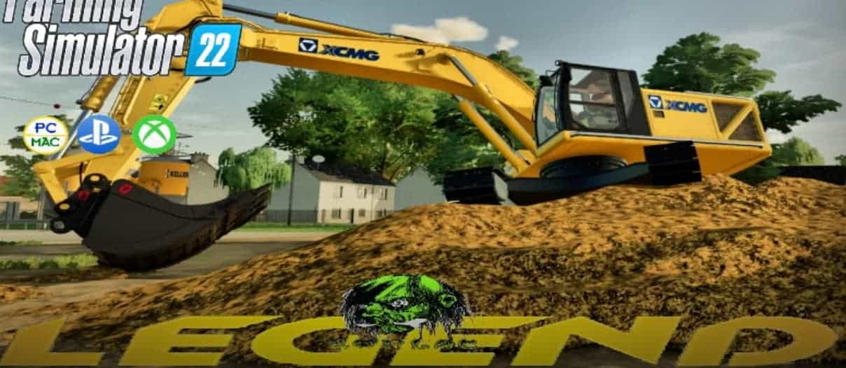 XCMG EXCAVATOR v1.0 FS22 Mod Download