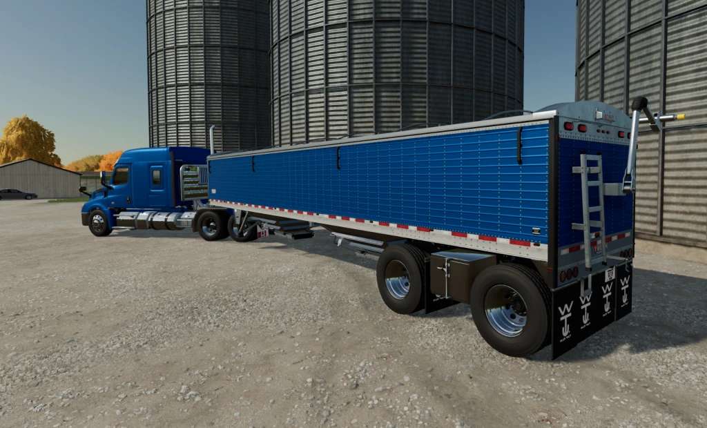 Wilson Pacesetter Spread Axle Grain Trailer v1.0 FS22 Mod Download