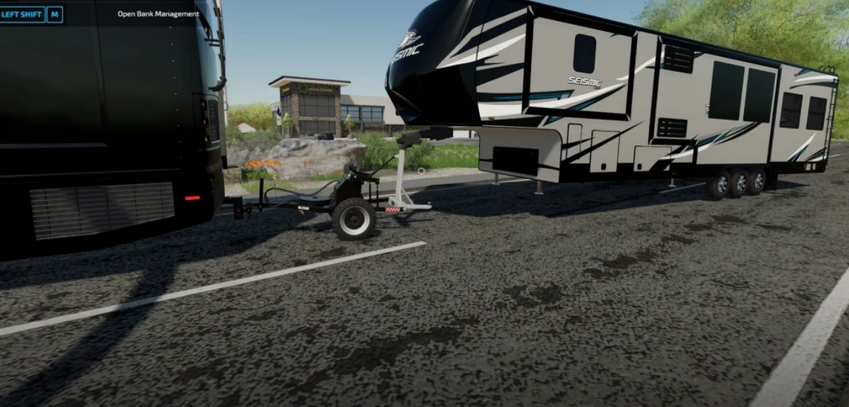 MFM3point gooseneck hitch converted v1.0 FS22 Mod Download