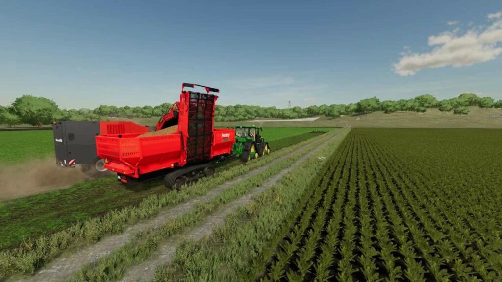 AmityTech Vegetable crop transporter v1.0 FS22 Mod Download