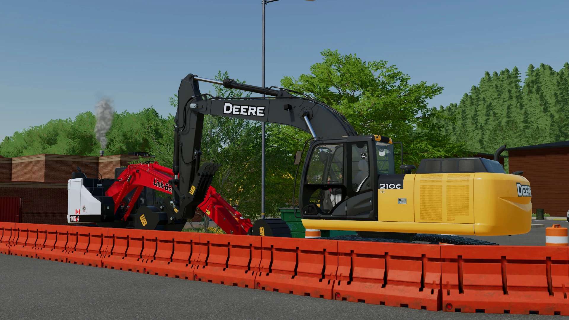 Deere 210G LC v1.0 FS22 Mod Download